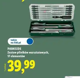 Lidl PARKSIDE Zestaw pilników warsztatowych, 17 elementów oferta