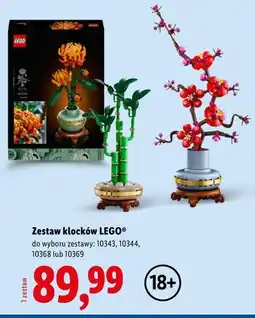 Lidl Zestaw klocków LEGO do wyboru zestawy: 10343, 10344, 10368 lub 10369 oferta