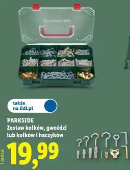 Lidl PARKSIDE Zestaw kołków, gwoździ lub kołków i haczyków oferta