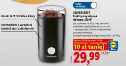 Lidl SILVERCREST Elektryczny młynek do kawy, 180 W oferta