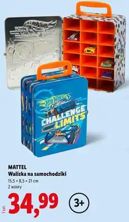 Lidl MATTEL Walizka na samochodziki oferta