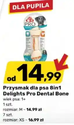 Bricomarche Przysmak dla psa 8in1 Delights Pro Dental Bone oferta