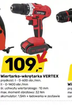 Bricomarche Wiertarko-wkrętarka VERTEX oferta