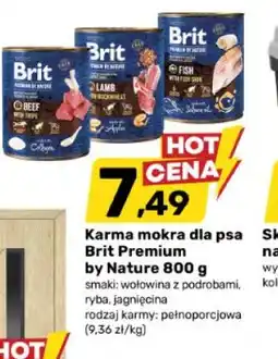 Bricomarche Karma mokra dla psa Brit Premium by Nature oferta