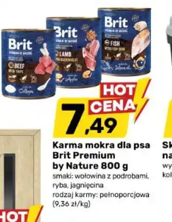 Karma mokra dla psa Brit Premium by Nature