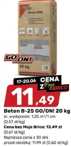 Bricomarche Beton B-25 GO/ON! oferta