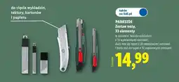 Lidl PARKSIDE Zestaw noży, 33 elementy oferta