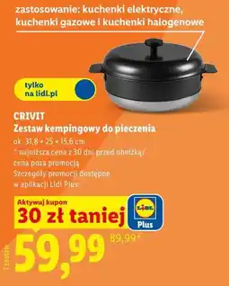Lidl CRIVIT Zestaw kempingowy do pieczenia oferta