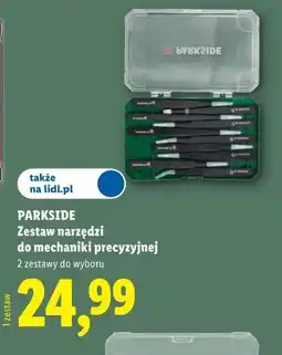 Lidl PARKSIDE Zestaw narzędzi do mechaniki precyzyjnej oferta