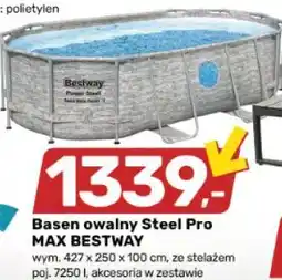Bricomarche Basen owalny Steel Pro MAX BESTWAY oferta