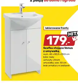 Bricomarche Szafka z umywalką Venus oferta