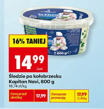 Biedronka Śledzie Kapitan Navi oferta