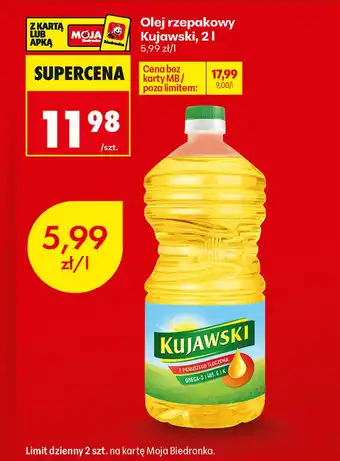 Biedronka Olej Kujawski oferta