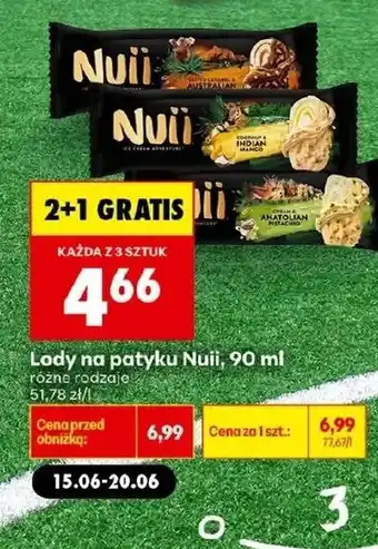 Biedronka Lody Nuii oferta