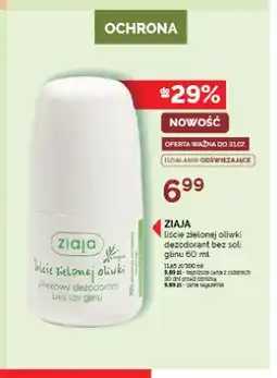Ziko Dermo Dezodorant bez soli glinu Ziaja Liście Zielonej Oliwki oferta