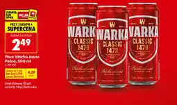 Biedronka Piwo Warka oferta