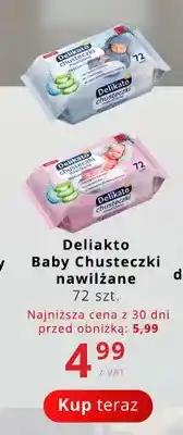 Poczta Polska Chusteczki nawilżane dla niemowląt Deliakto Baby oferta