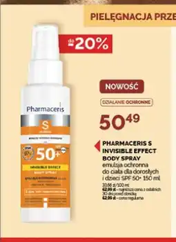 Ziko Dermo Emulsja ochronna do ciała Pharmaceris S Invisible Effect Body Spray SPF 50+ oferta