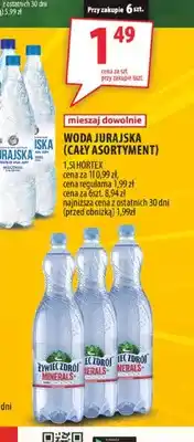 Arhelan Woda mineralna Jurajska niegazowana oferta