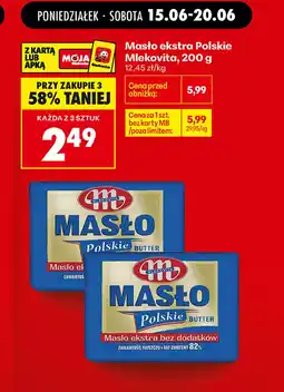 Biedronka Masło Mlekovita oferta