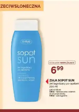 Ziko Dermo Żel łagodzący po opalaniu Ziaja Sopot Sun oferta