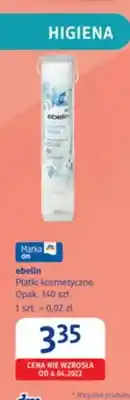 dm drogerie markt Płatki kosmetyczne ebelin oferta
