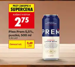 Biedronka Piwo Prem oferta