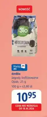 dm drogerie markt Jagody liofilizowane dmBio oferta