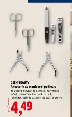 Lidl Nożyczki do paznokci Cien Beauty oferta