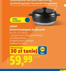 Lidl Zestaw kempingowy do pieczenia Crivit oferta
