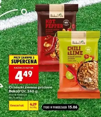 Biedronka Orzeszki ziemne BakaD'Or oferta