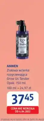 dm drogerie markt Ziołowa wcierka rozgrzewająca do skóry głowy Anwen Grow Us Tender oferta