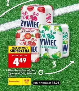 Biedronka Piwo bezalkoholowe Żywiec oferta