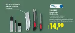 Lidl Zestaw noży Parkside oferta