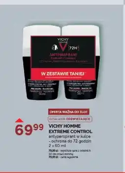 Ziko Dermo Antyperspirant w kulce Vichy Homme Extreme Control 2-pak oferta