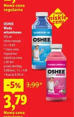 Lidl Woda witaminowa Oshee Vitamins & Minerals oferta