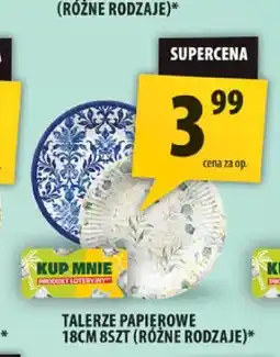 Arhelan Talerze papierowe 8-pak 18 cm oferta