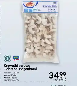Makro Krewetki surowe Aro obrane z ogonkami oferta