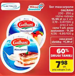 Carrefour Mascarpone Galbani oferta