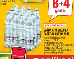 Arhelan Woda mineralna Cisowianka lekko gazowana oferta