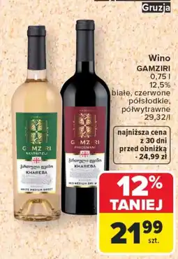 Carrefour Wino Gamziri oferta