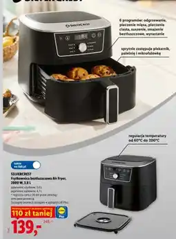 Lidl Frytkownica beztłuszczowa Silvercrest Air Fryer oferta