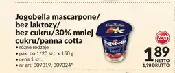 Makro Jogurt Jogobella panna cotta Zott oferta