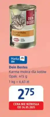 dm drogerie markt Karma mokra dla kotów Dein Bestes oferta