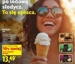 Lidl Lody rum i rodzynki Bon Gelati oferta