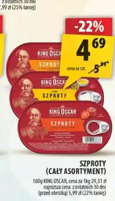 Arhelan Szproty w oleju King Oscar oferta