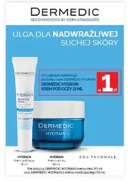 Ziko Dermo Krem pod oczy Dermedic Hydrain3 Hialuro oferta