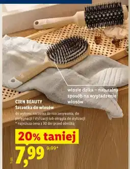 Lidl Szczotka do rozczesywania włosów Cien Beauty oferta