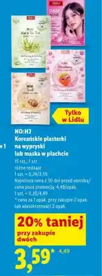 Lidl Maska w płachcie NO:HJ oferta