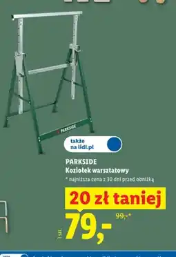 Lidl Koziołek warsztatowy Parkside oferta